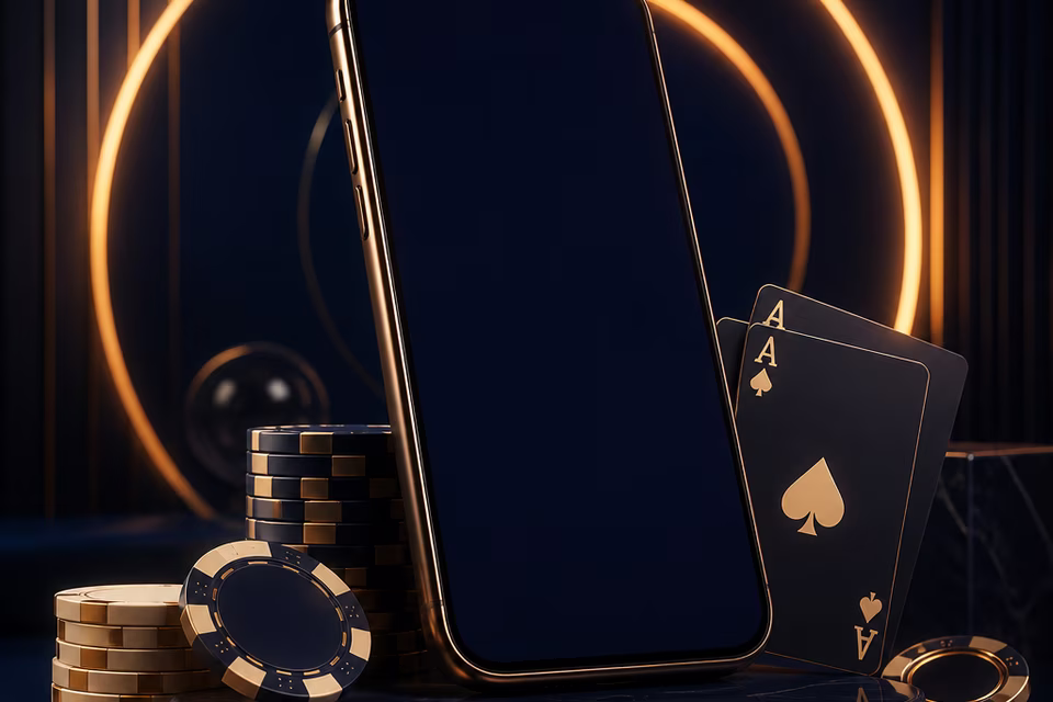 Illustration af mobil adgang til Nine Casino