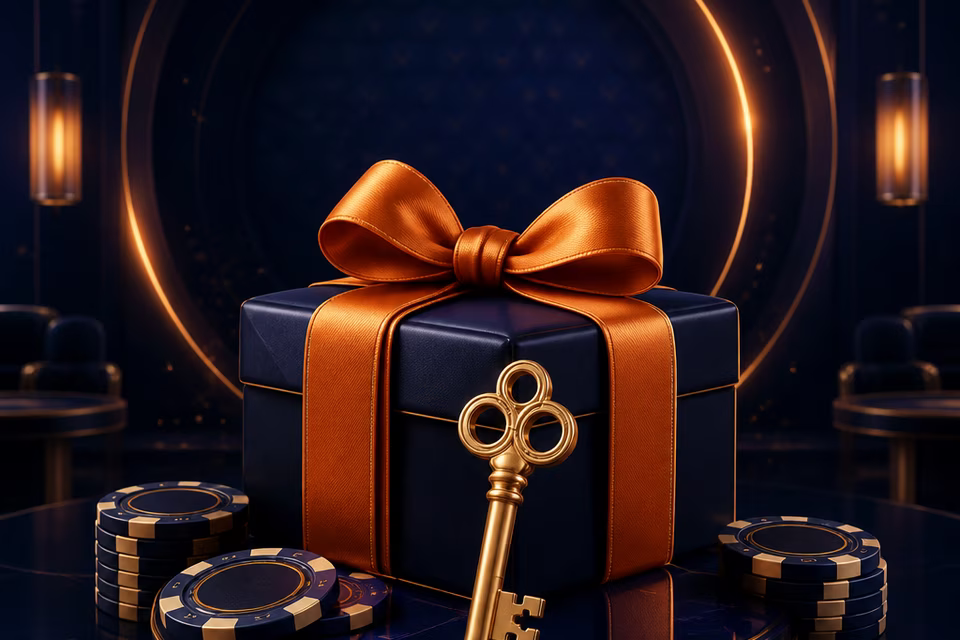Illustration af betingelser for bonus uden indbetaling hos Nine Casino