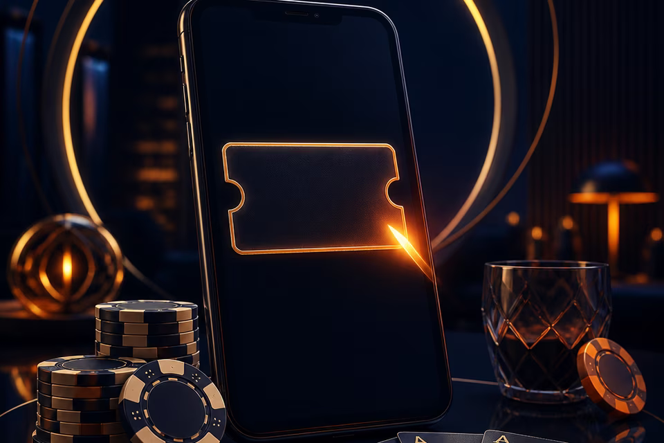 Illustration af kampagnekode og bonuskontrol hos Nine Casino